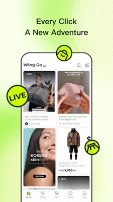 Wing Go - Live Shopping android App screenshot 4